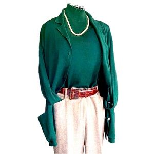 Les Copains Long Cardigan/ Shell Set.